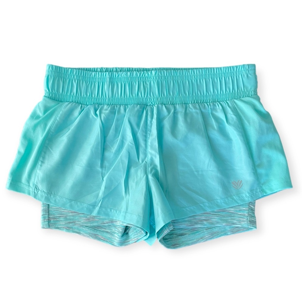 NWOT Workout Running Shorts Green Blue size S